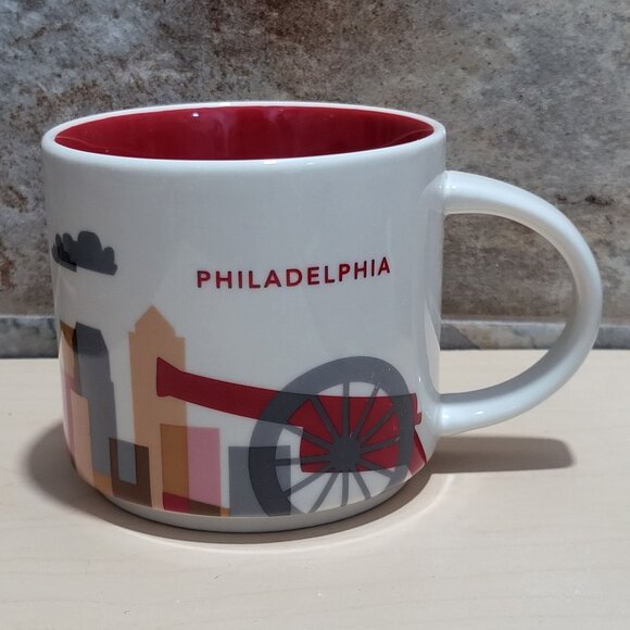 Starbucks You Are Here Collection Coffee Mug Philadelphia Pennsylvania 2015 - Picture 1 of 10